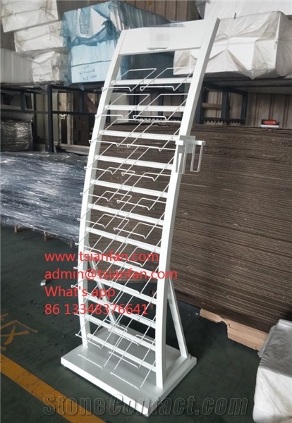 Quartz Surface Sample Display Tower Rack from China - StoneContact.com