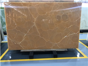 Agate Onyx Slab Tile for Commercial Wall Cladding