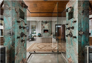 Amazonite Green Quartzite Slabs Wall Floor Decor