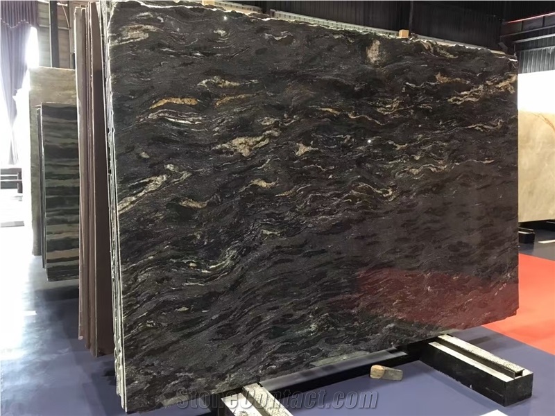 Black Cosmic Granite Slabs for Floor Wall Tiles