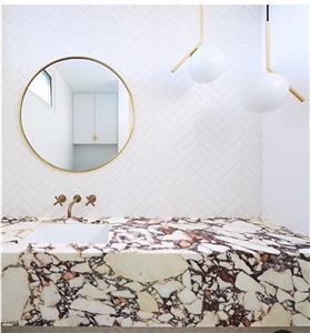 Calacatta Viola Marble Slabs for Wall Floor Vanity