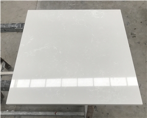 Match Pental White Quartz Rectangle Desk Table Top