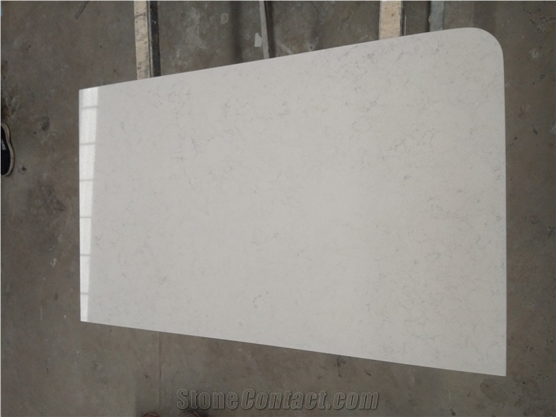 White Quartz Stone Countertops Luggage Bench Tops