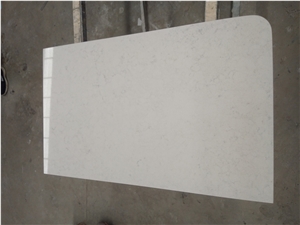 White Quartz Stone Countertops Luggage Bench Tops