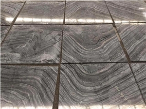 Ancient Wood Marble Tiles Polished Grey Marble