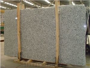 Big Flower White G439 Granite Slabs Tiles Kitchen