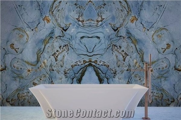 Brazil Blue Roma Quartzite Walling Tiles&Slabs
