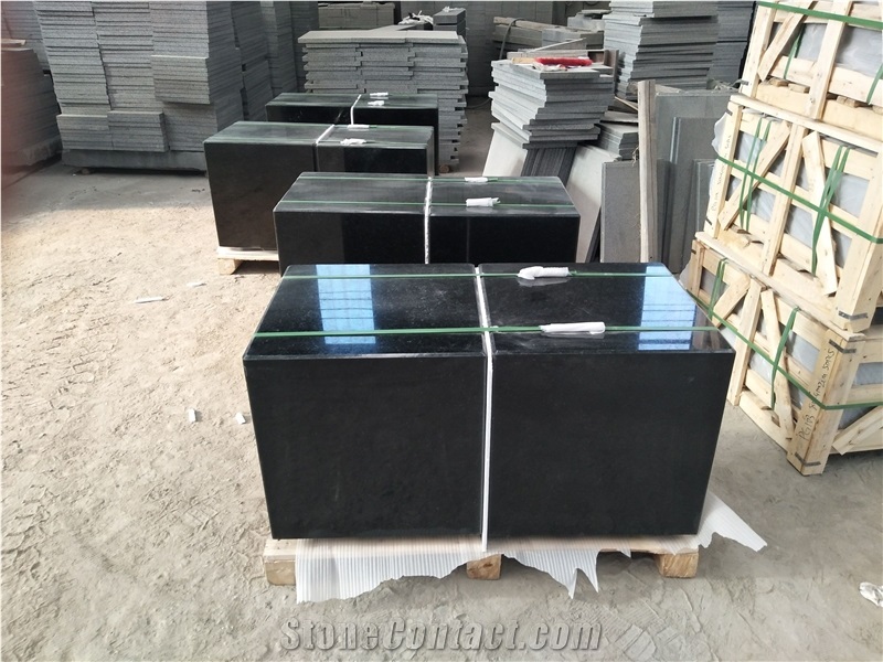 China Hebei Black G694 Granite Polishing Chair