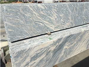 China Juparana Granite Sand Wave Polish Half Slabs