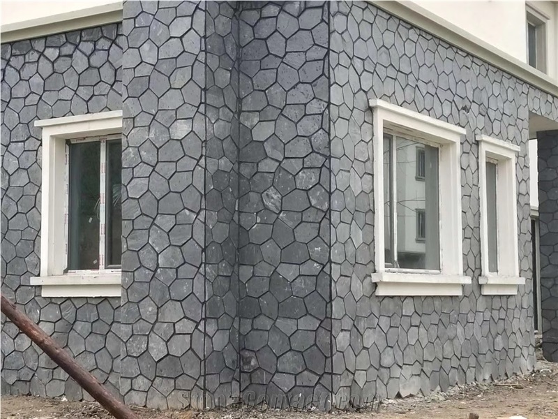 Chinese Black Dark Grey Slate Flooring Tiles