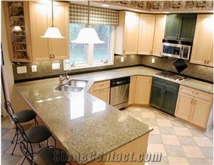 G682 Yellow Granite Countertop Kitchen Worktops