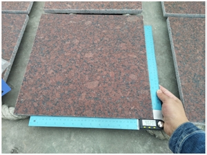 Imperial Red Granite Honed Floor Covering