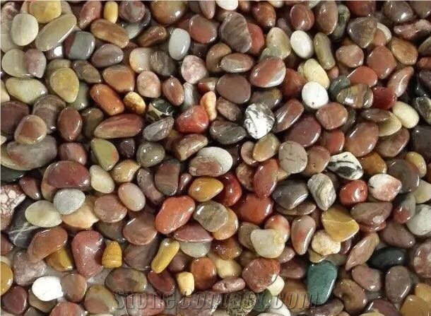 Mix Color Polished Pebble Stone Colorful Pebbles