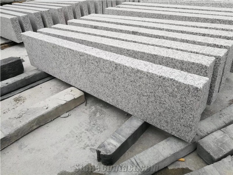 Padang White Gray Sardo Granite 603 Kerbstones