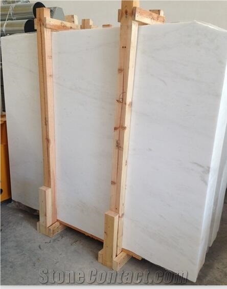Sichuan Pure White Marble Tiles Han Baiyu Polished