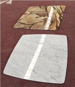 Silver Dragon Nero Portoro Marble Solid Table