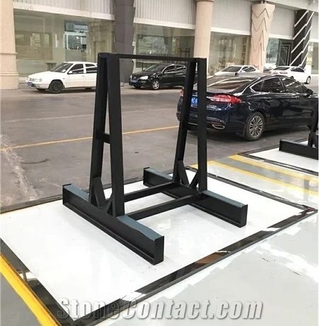 Style Of a Frame for Stone Slabs Display in Sho