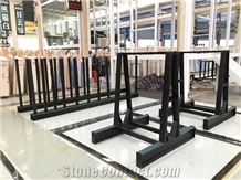 Style Of a Frame for Stone Slabs Display in Sho