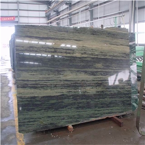 Verde Bamboo Granite Slabs & Tiles, Brazil Green