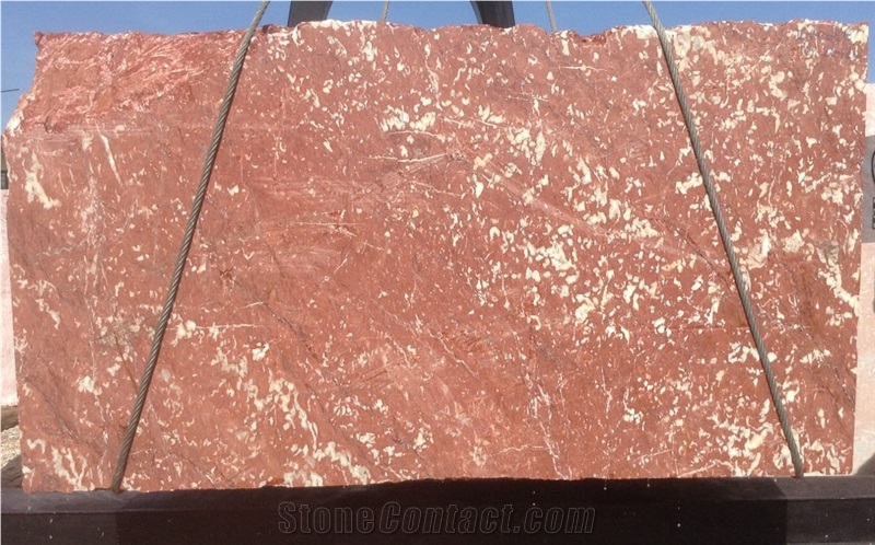 Rosso Francia Marble Slabs France Languedoc Marble