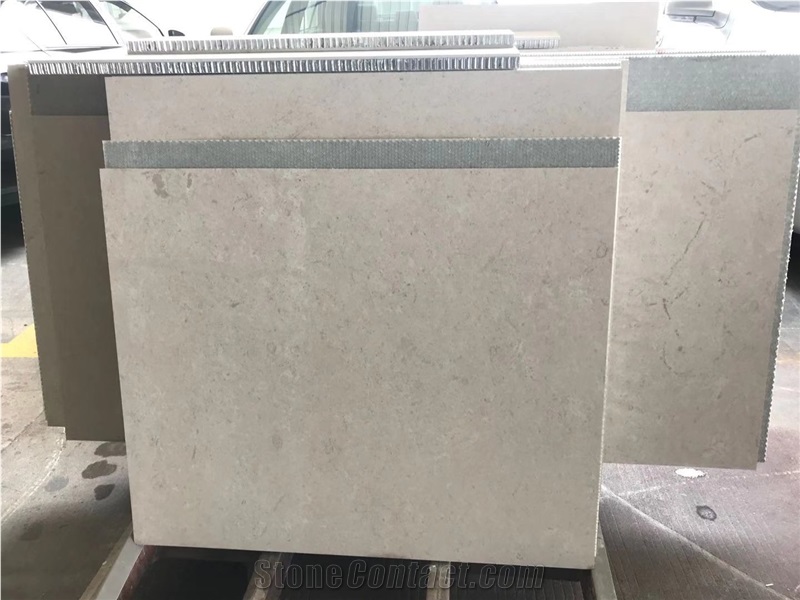 Beige Limestone Stone Honeycomb Aluminum Panel