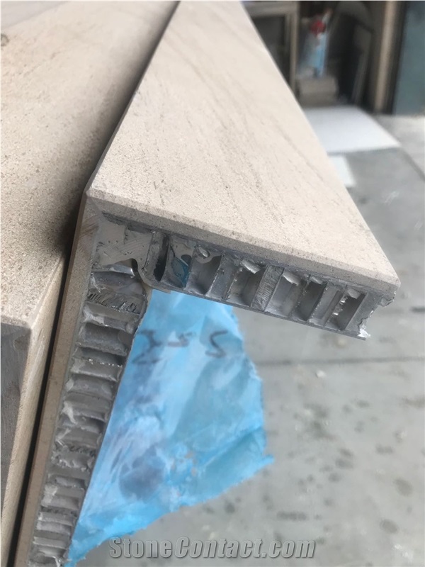Beige Marble Stone Honeycomb Aluminum Panel