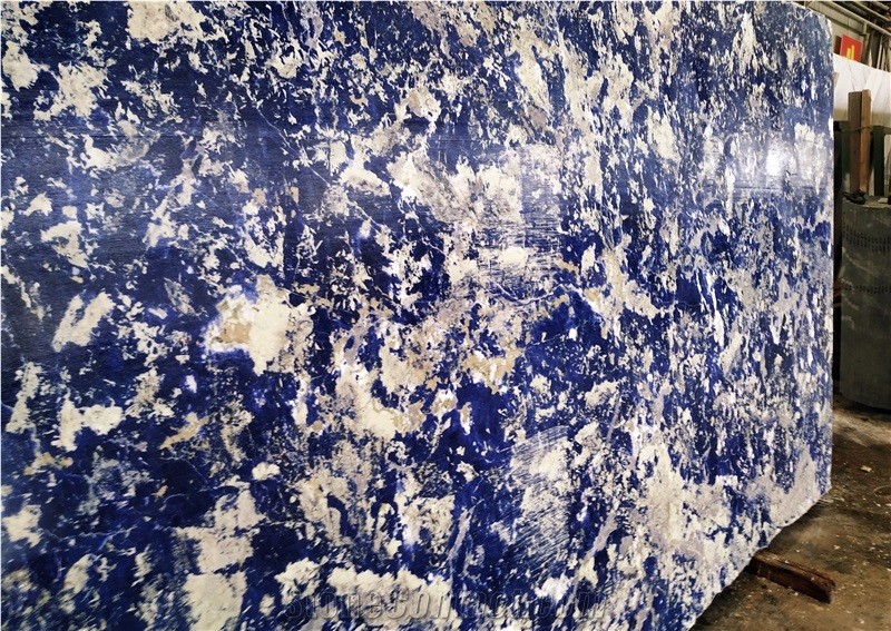 Sodalite Royal Azul Inka Blue Granite Slab New