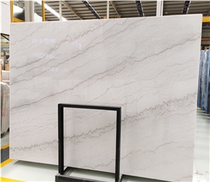 Bookmatched Polished Slab Guangxi White