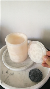 Fujian Custom Design Marble Candle Jars