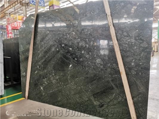 India Green Marble Polished Slabs & Tiles