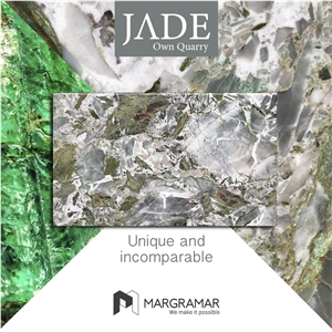 Jade Quartzite Slabs, Brazil Green Quartzite
