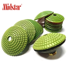 Convex Diamond Polishing Pads for Curved Stone