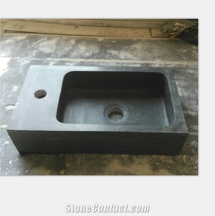 Rectangular Blue Limestone Wash Basin Sinks
