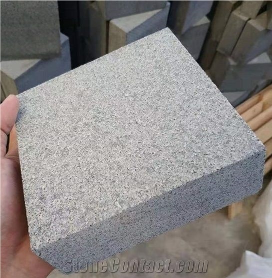 China Light Grey G603 Granite Cube Pave Stone