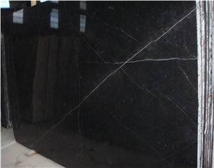 China Nero Marquina Marble Slab Wall Floor Tiles
