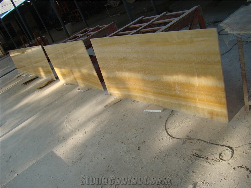 China Yellow Onyx Honey Onyx Slab Wall Floor Tile