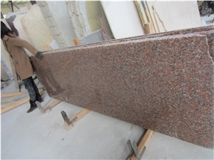 G562 Maple Red Granite Polished Slab Tile