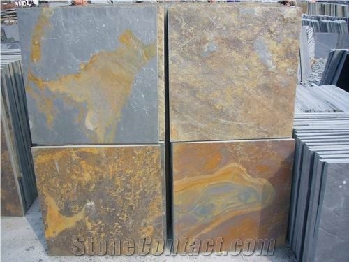 Multicolor Rusty Slate for Floor Wall Covering