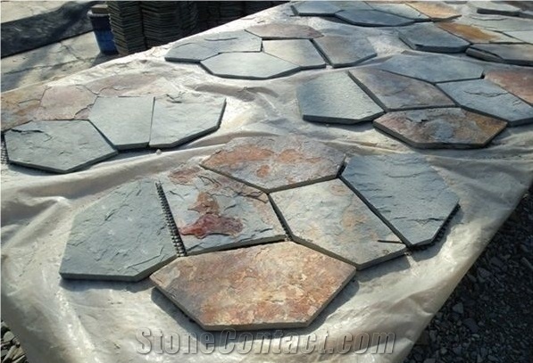 Natural Slate Flagstone for Driveway Pavers