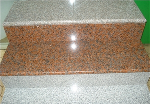 Red Granite Stairs Chinese G562 Polished Granite