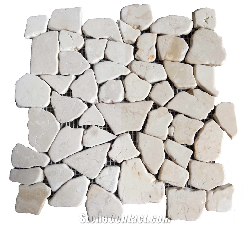 Chipped Marble Mosaic Tile