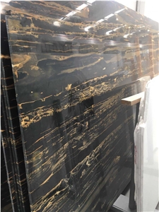 Supreme Gold Portoro Slabs 1.8cm