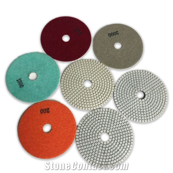 Wet Polishing Pads for Marble Granite Surface