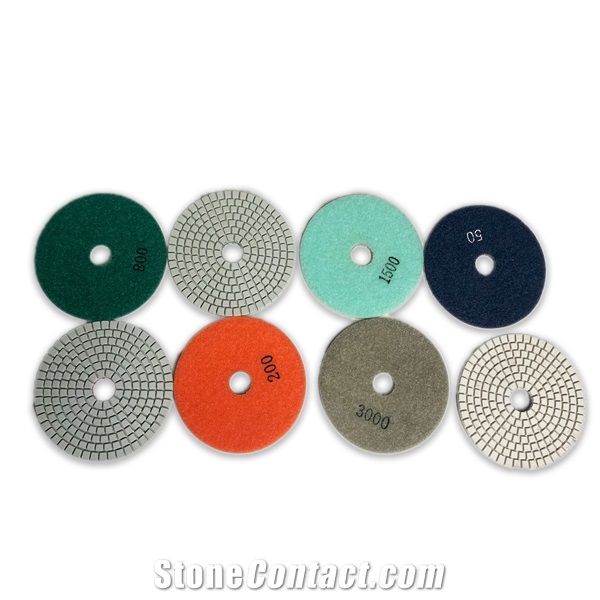 Wet Polishing Pads for Marble Granite Surface