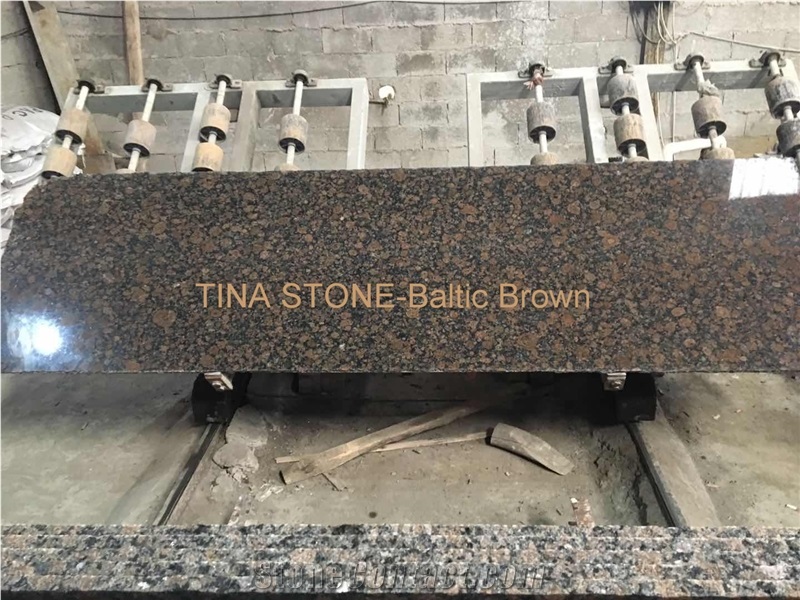 Baltic Brown Granite Tiles Slabs Countertop