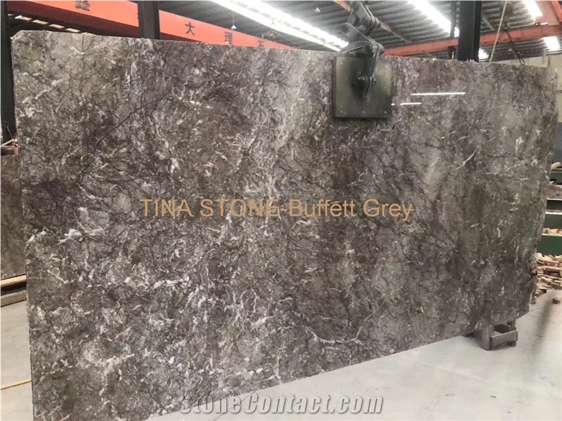Buffett Grey Marble Tiles Slabs Building Covering