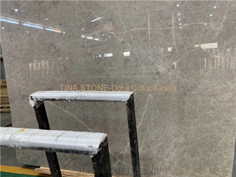 Dora Colud Grey Marble Tiles Slabs Building Stone
