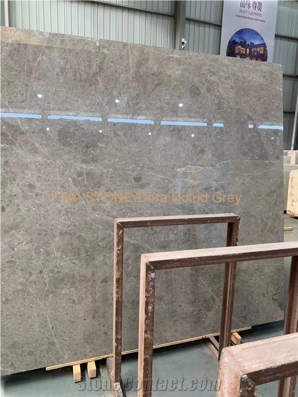 Dora Colud Grey Marble Tiles Slabs Building Stone