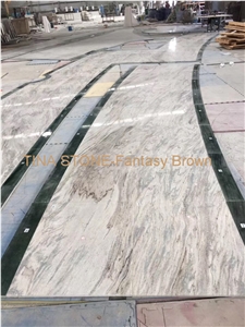 Fantasy Brown Marble Tiles Slabs Building Covering