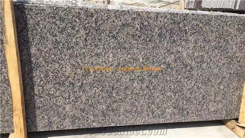 Imperial Brown Granite Tiles Slabs for Countertops